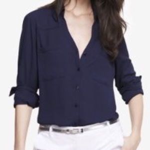 Express Portofino Shirt in Navy